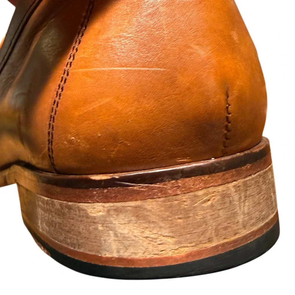 Cole Haan Men's 10.5 Hudson Horsebit Loafer British Tan Full-Grain Leather
